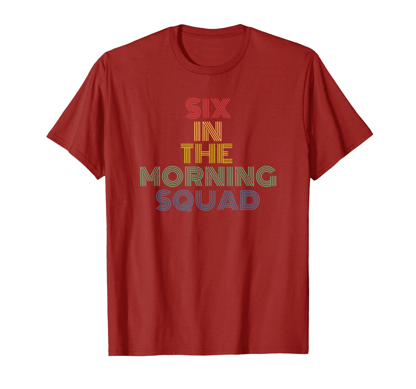 Six In The Morning Squad retro 70s vintage T-Shirt