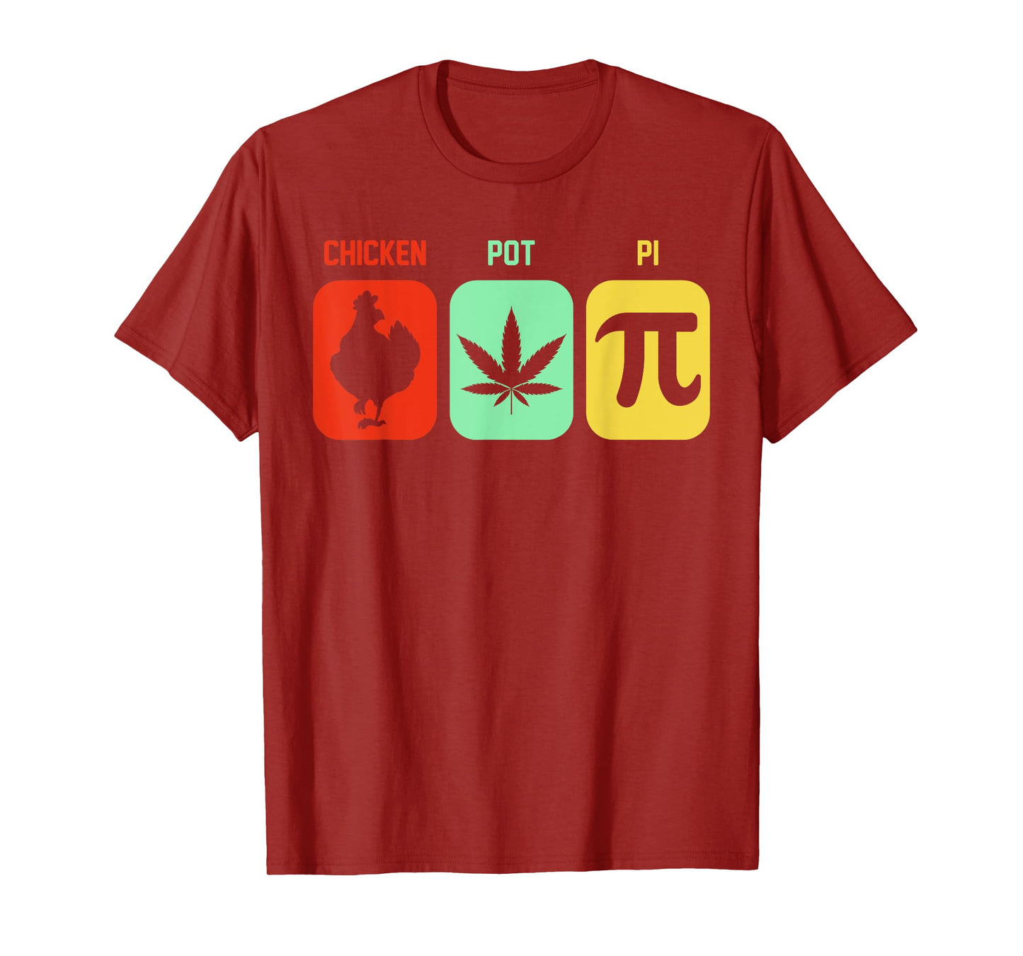 Chicken Pot Pie Three Of My Favorite Things Funny Pot Pi T-Shirt