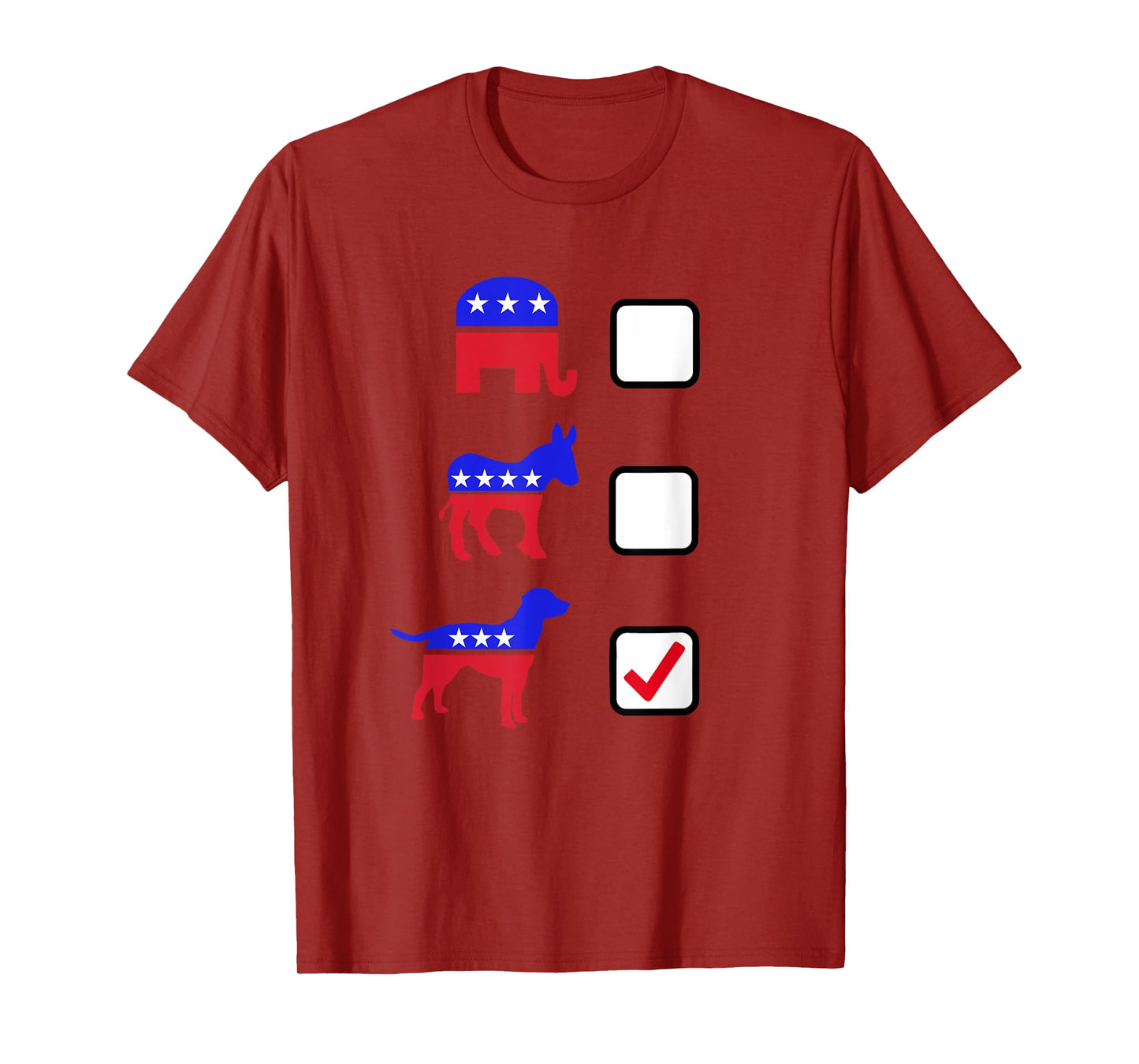 Vote Dog Election 2016 Political Parody Dog Lover T-Shirt T-Shirt for Men Women Girls Kids