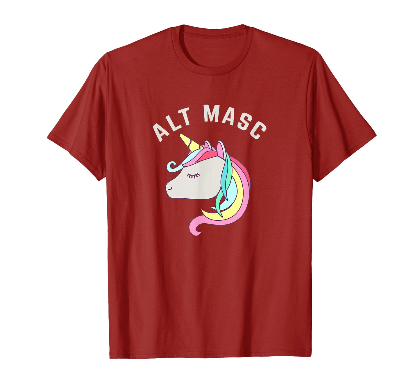 LGBT Tees: Alt Masc Rainbow Unicorn T-Shirt T-Shirt