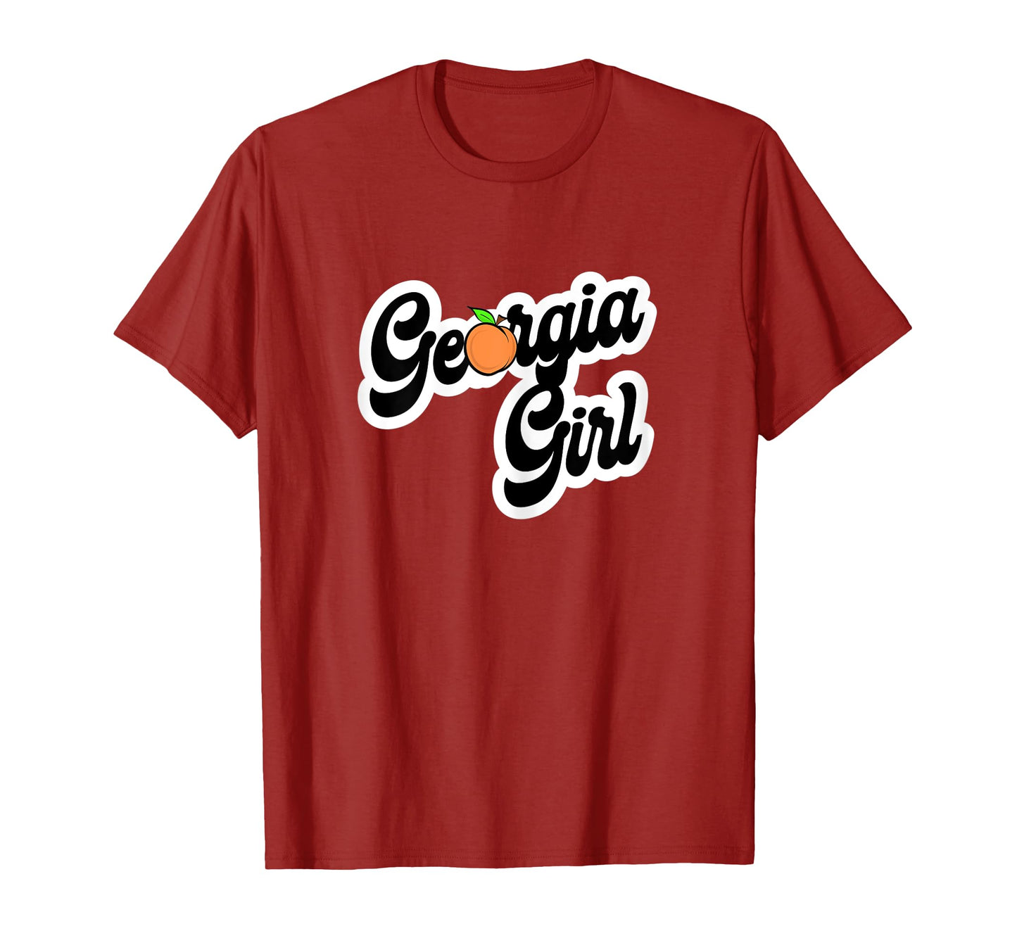 Womens Georgia Girl product vintage Peach T-Shirt