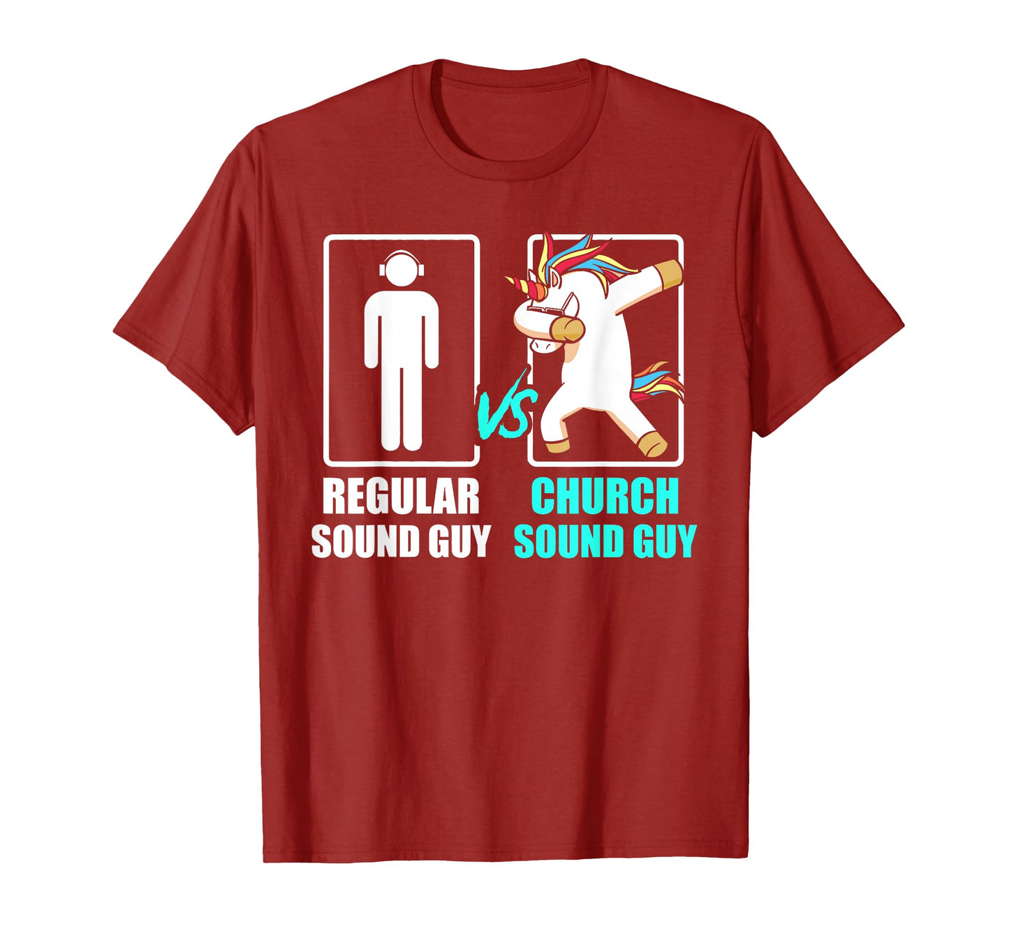 Regular Sound Guy & Church Sound Guy Unicorn Quote T-Shirt