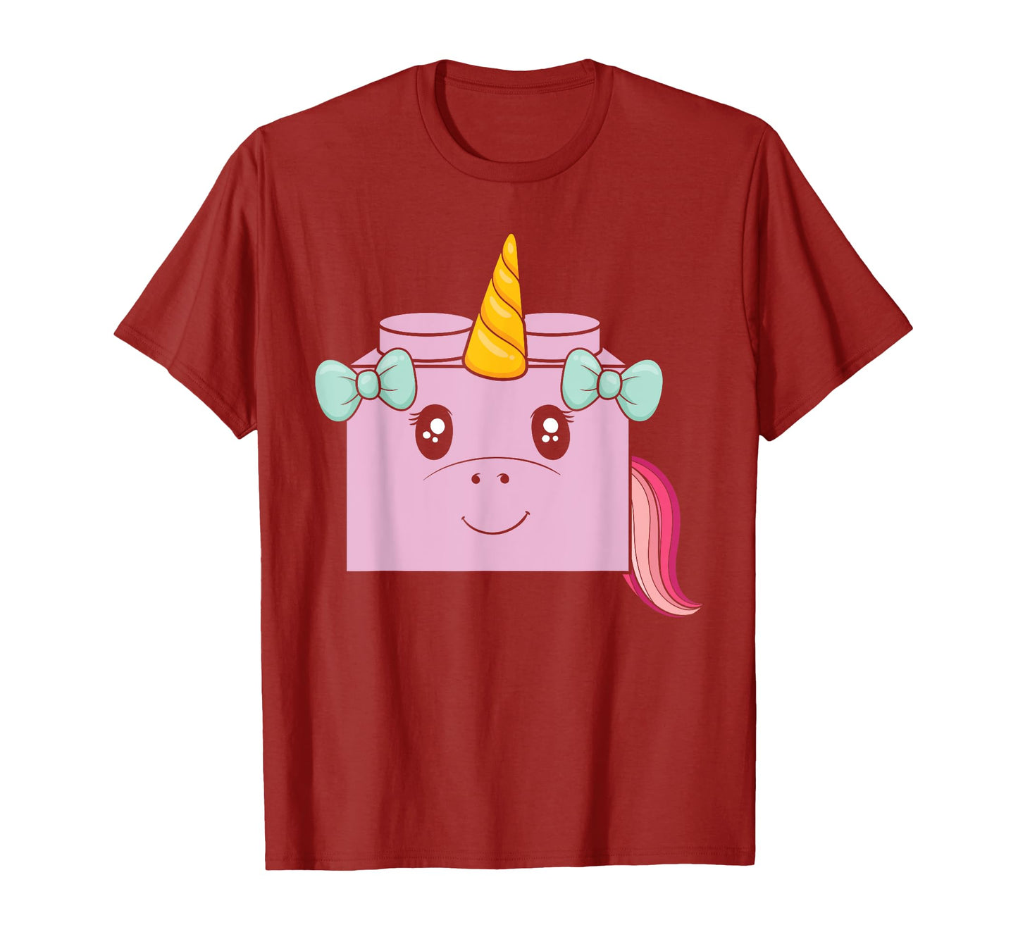 Unicorn Lover Master Builder Bricks Building Blocks T-Shirt