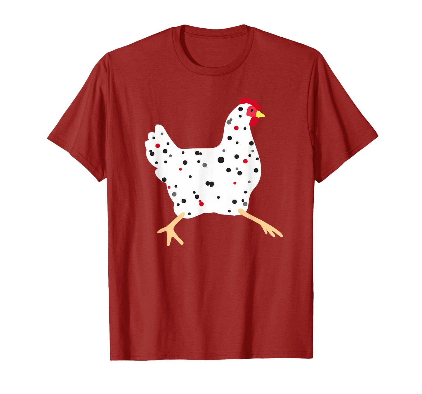 Chicken Hen Cute Polka Dot Chicken T-Shirt