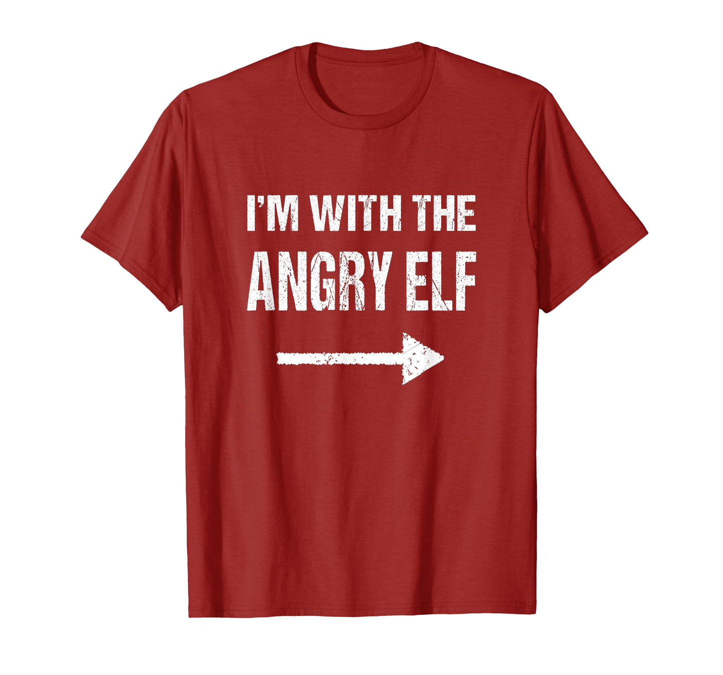 I'm With The Angry Elf Halloween T-Shirt T-Shirt