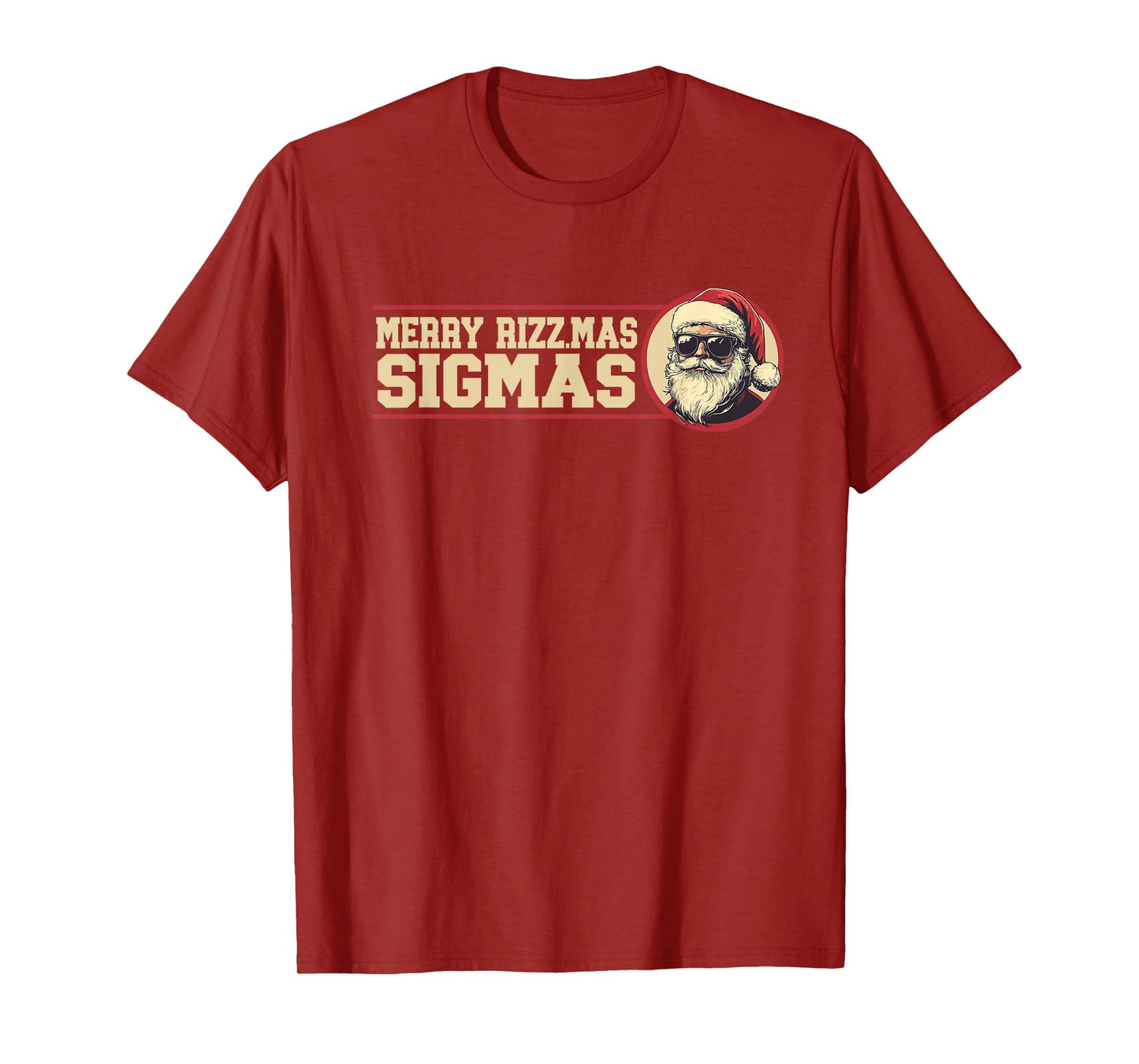 Merry Rizzmas Sigmas - Xmas Christmas Santa Claus T-Shirt