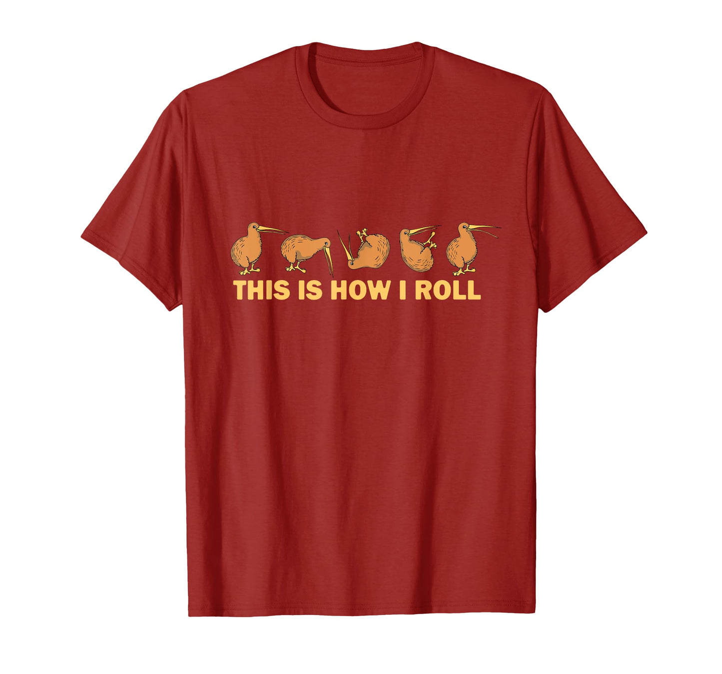 Kiwi Bird Australia Souvenir This Is How I Roll Kiwi T-Shirt