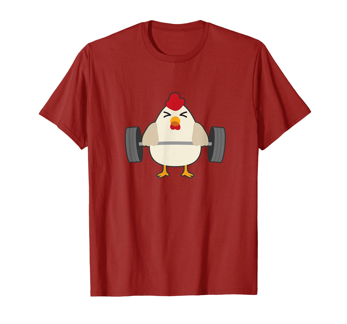 Chicken Power Deadlift - Funny Weightlifter T-Shirt