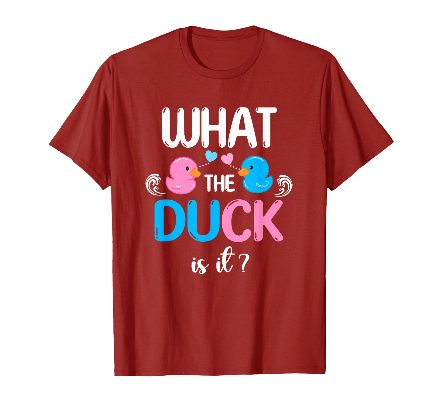 Baby Shower Gender Reveal Boy Or Girl What The Duck Is It T-Shirt