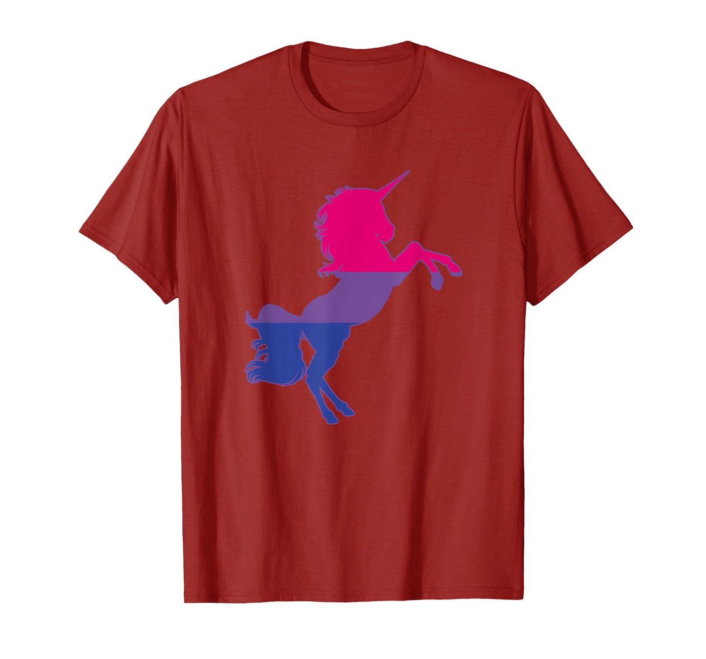 Bisexual Unicorn Pride Flag Shirt Gift Bi Women Men and Kids T-Shirt
