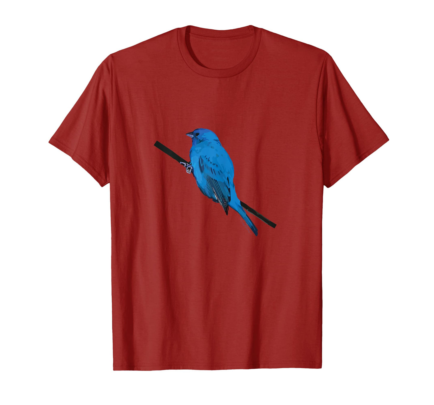 Patience Bluebird of Happiness T-Shirt Womens Blue Bird Tees T-Shirt