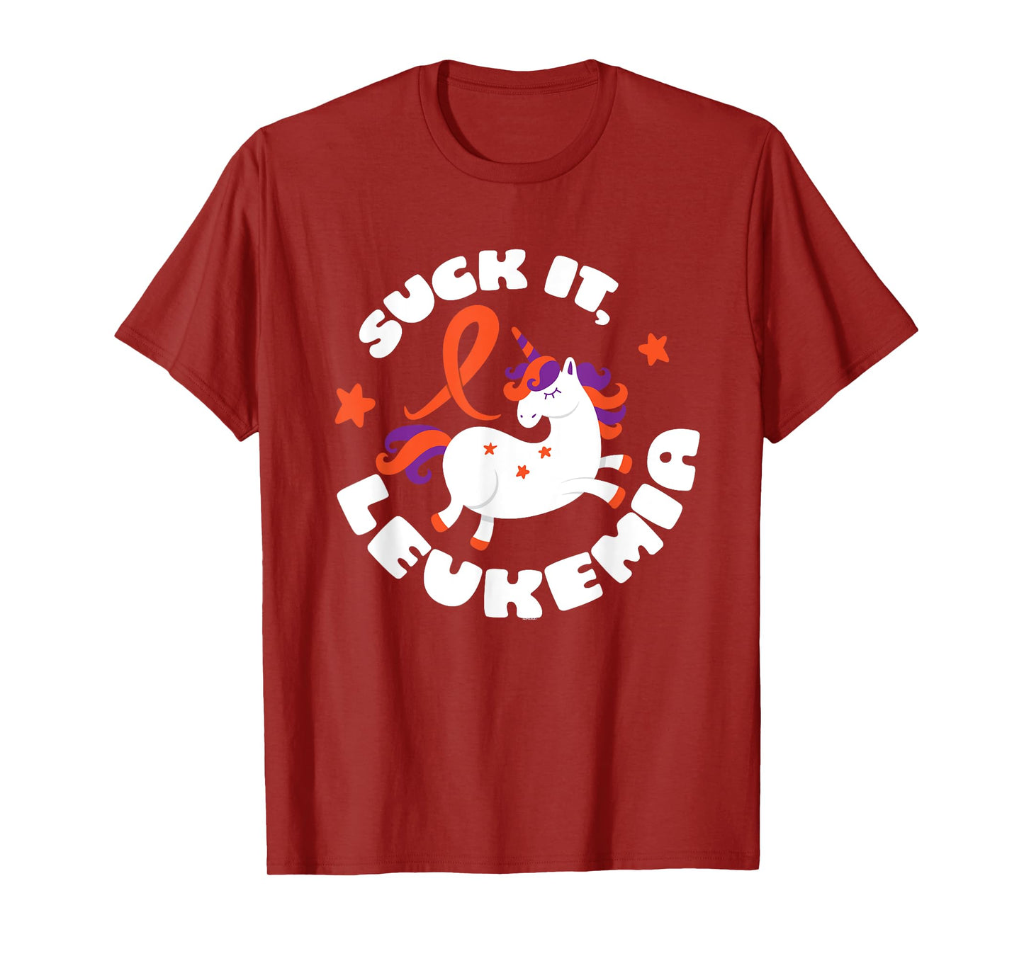 Unicorn Funny Suck It Leukemia Fighter Survivor Awareness T-Shirt