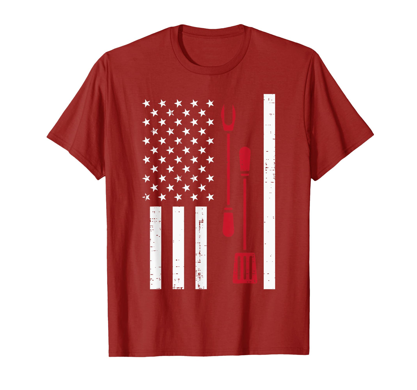 US Flag Bbq Grilling Tools Barbecue 4th July Women Men Kids T-Shirt