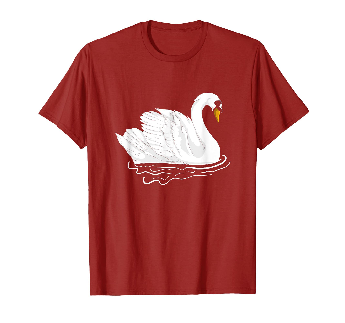 Cute Animal Lover Gift Pretty Bird Lake Beautiful Swan T-Shirt