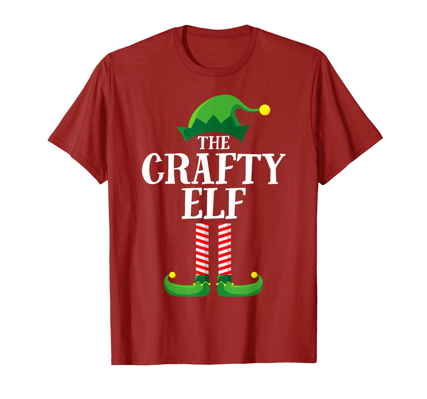 Crafty Elf Shirt Matching Family Funny Group Christmas T-Shirt