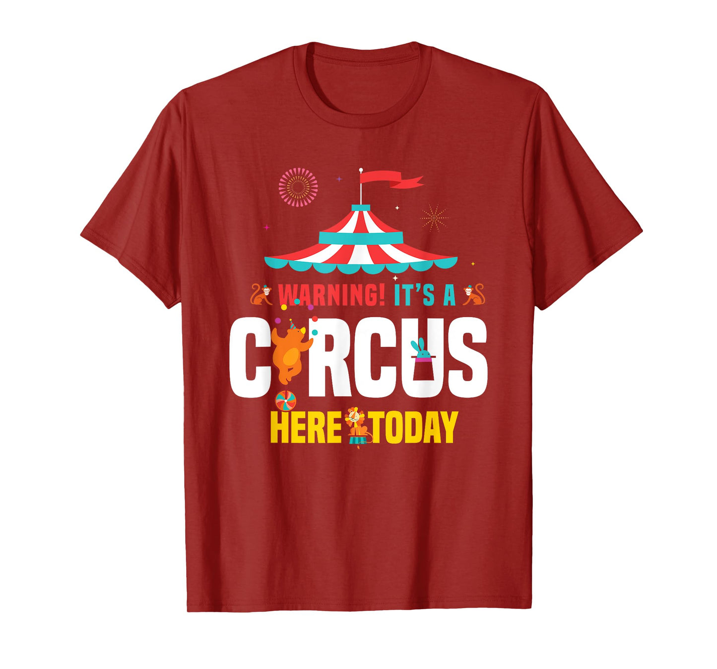 Zirkus Karnevals Geschenk Women's Circus Carnival Birthday Party T-Shirt - Black, Small, Short Sleeve, Classic Fit, Cotton, Polyester