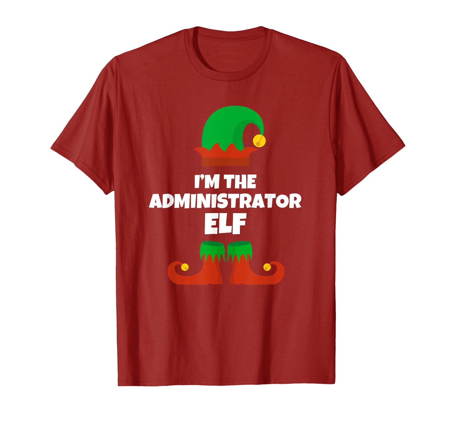 I'm The Administrator Elf Family Pajama Christmas Admin T-Shirt