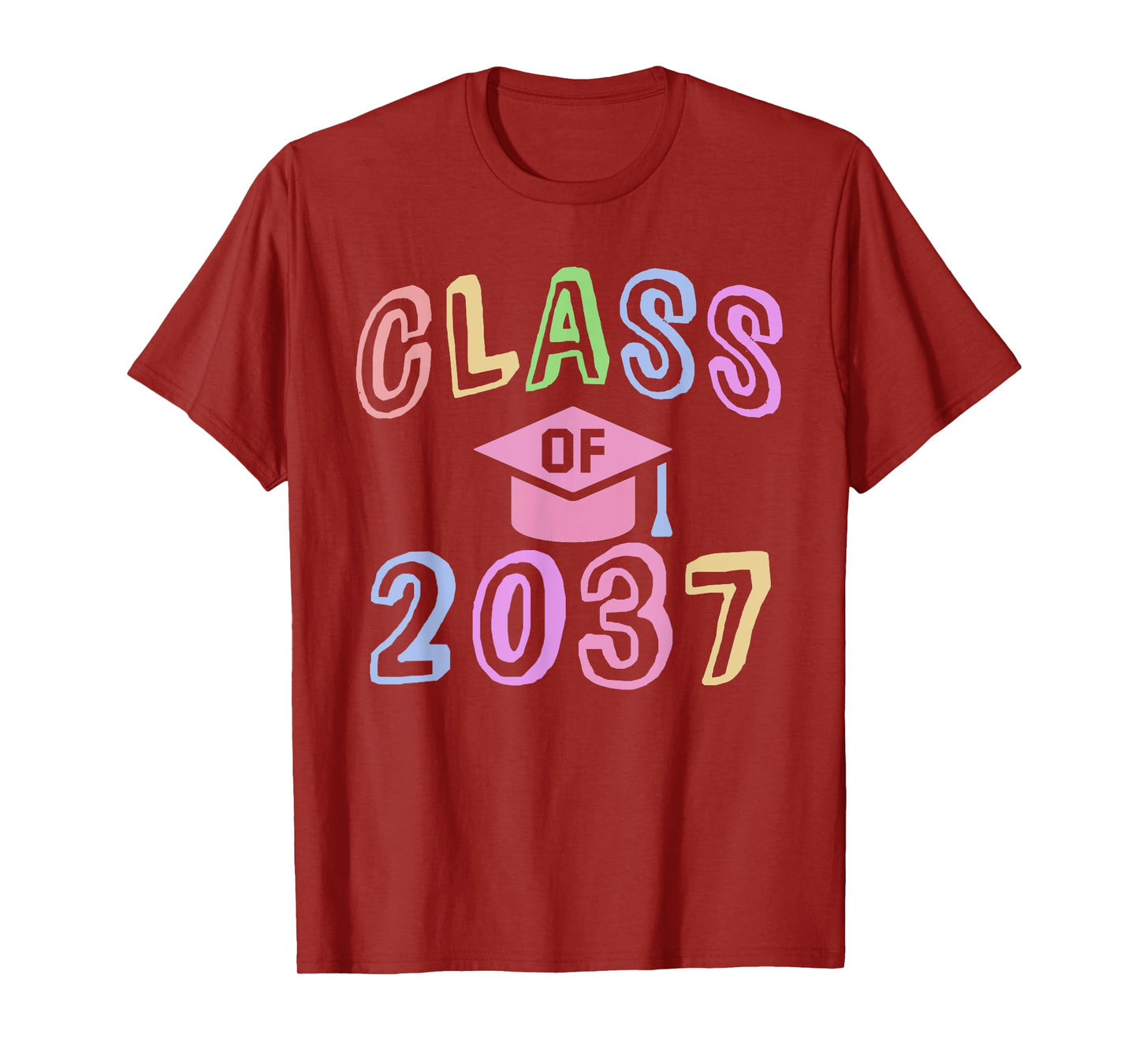 Future CLASS of 2037 First Second Grade Graduation Last Day T-Shirt