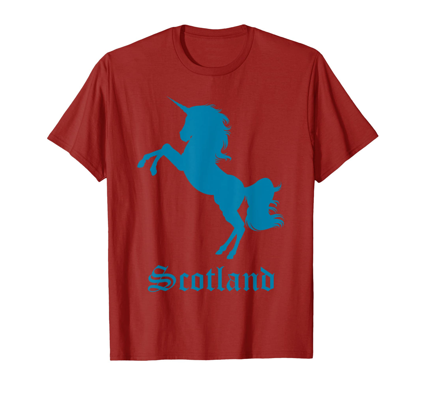 Scotland Unicorn Silhouette National Symbol Scottish Gifts T-Shirt