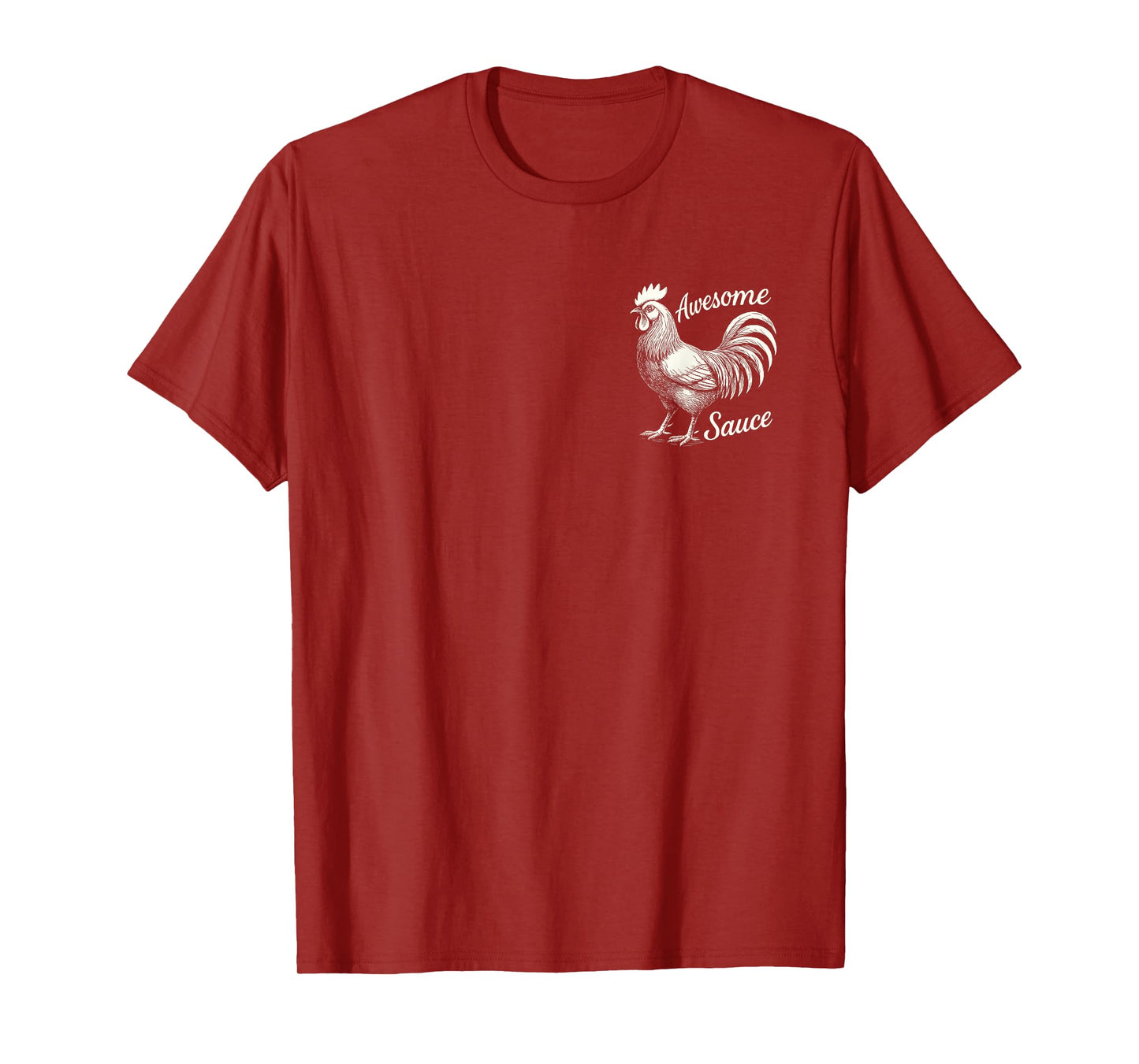 Awesome Sauce Rooster, Hot Sauce Male Chicken T-Shirt