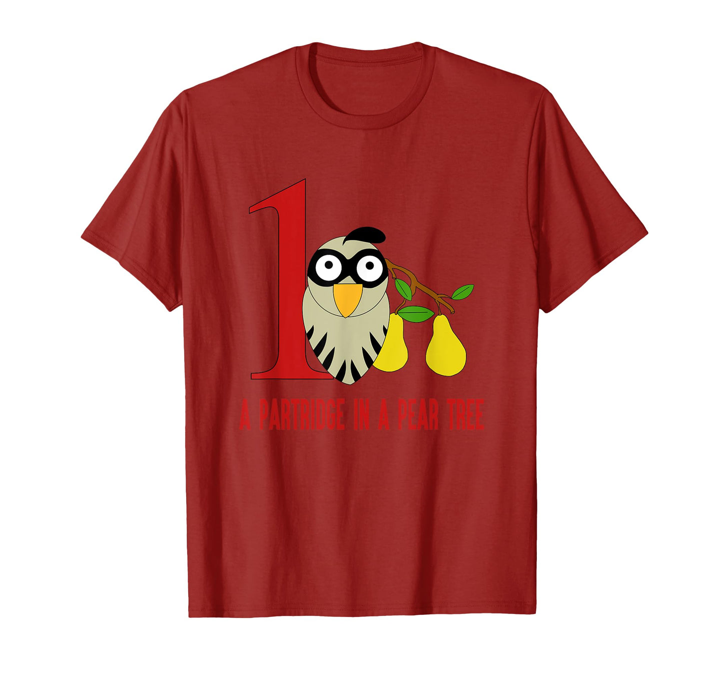 A Partridge in Pear Tree T-Shirt Song 12 Days Christmas Tee T-Shirt