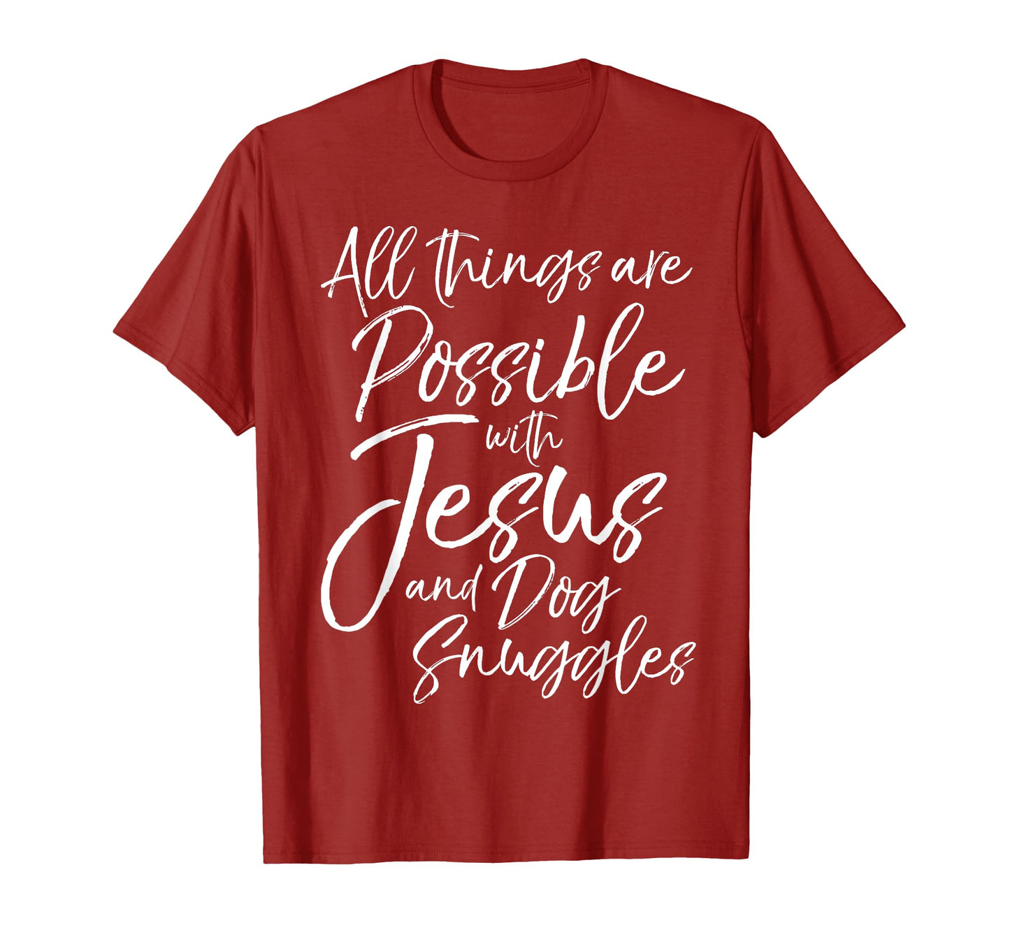 Cute Christian Dog Shirt Fun Faith in Jesus Shirt Trust God T-Shirt for Men Women