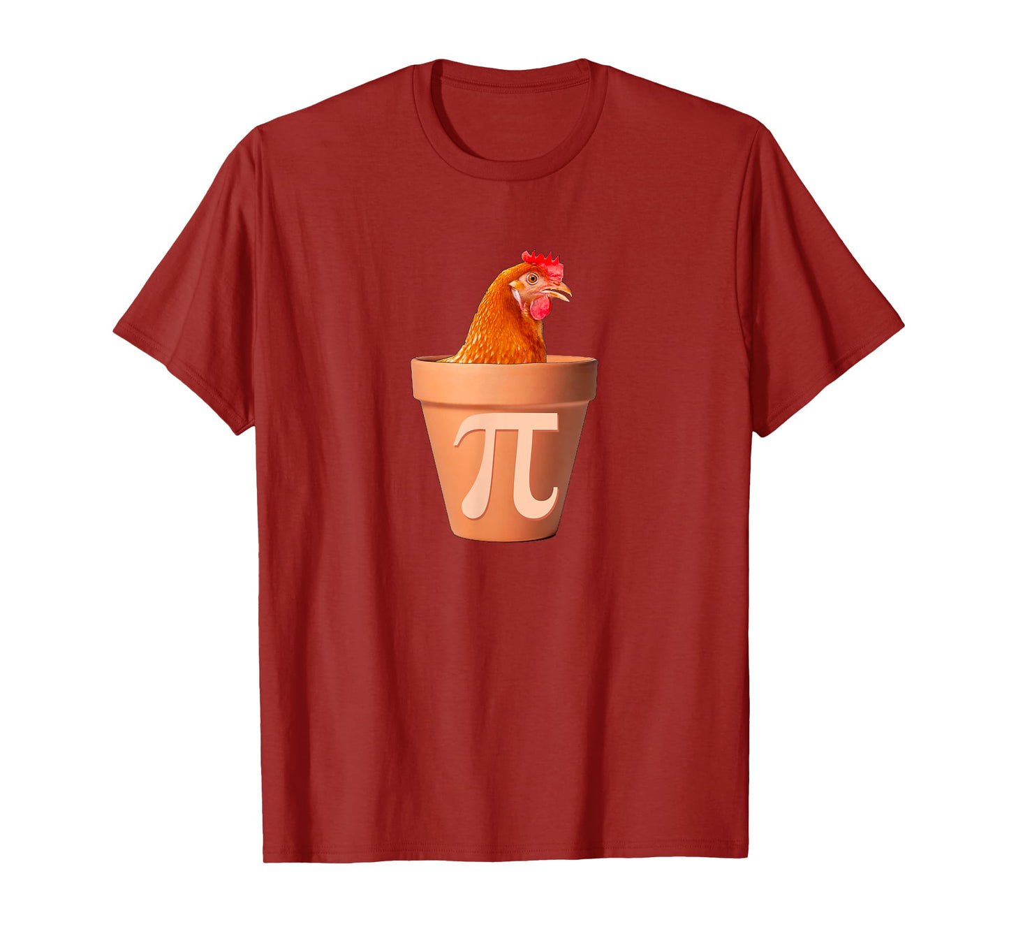 Chicken Pot Pi Funny Math Chicken Pot Pie Graphic Design T-Shirt