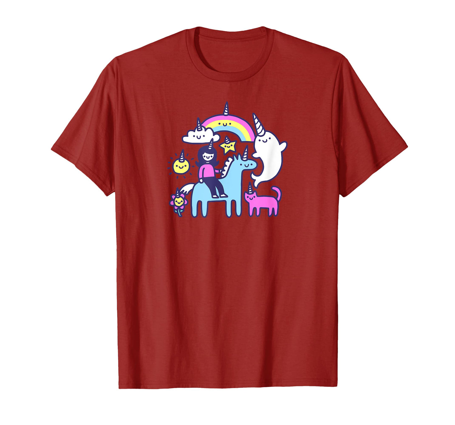 Threadless Obinsun Unicorns Everywhere Graphic T-Shirt