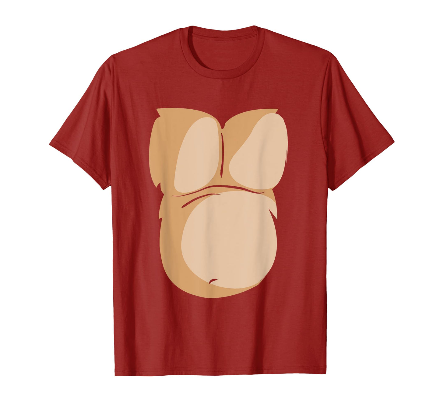 Funny Monkey Gorilla Hairy Chest Costume T Shirt Tee Tshirt T-Shirt