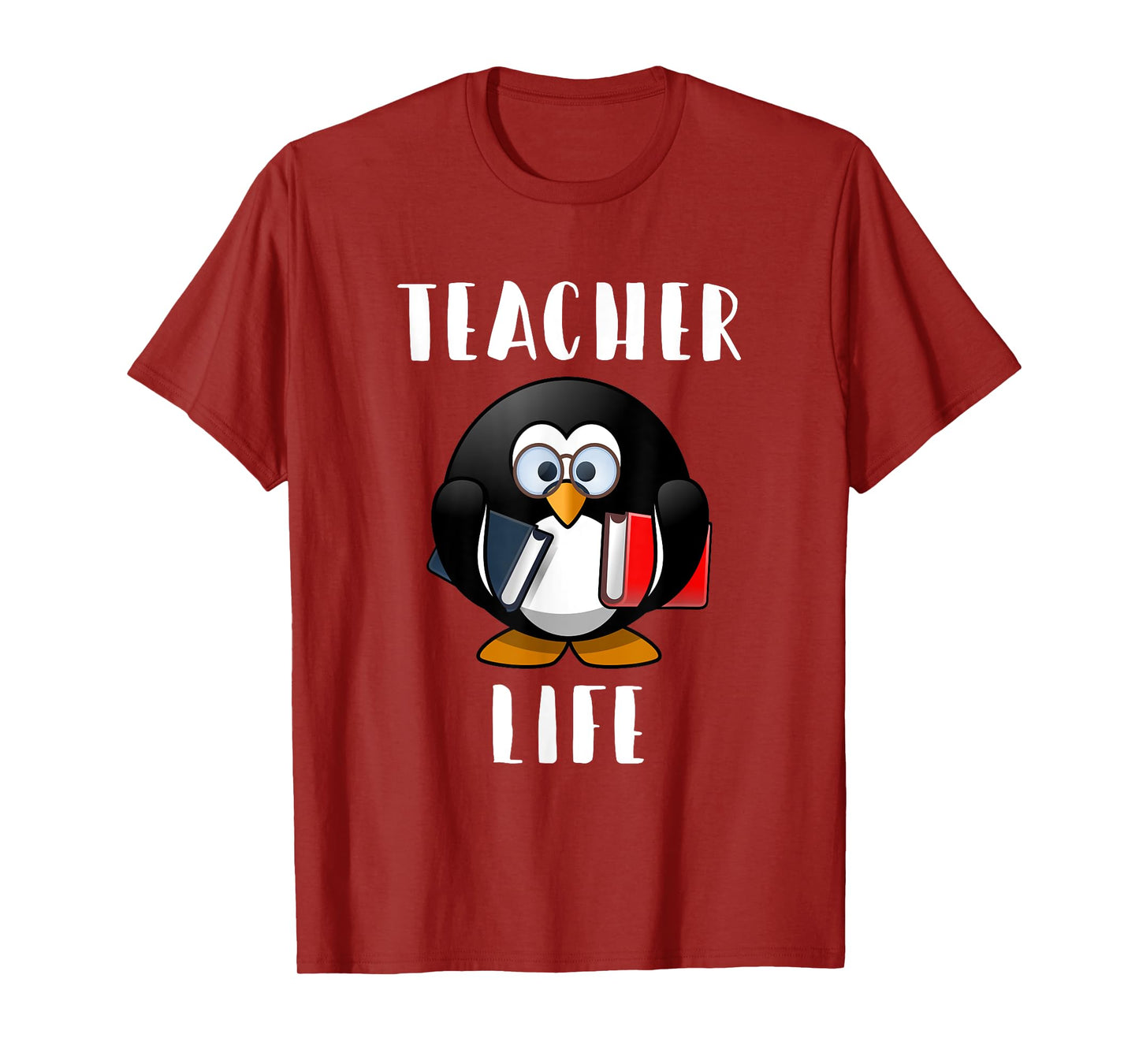Cute Penguin Funny Teacher Life Shirt & Gift for Teachers Men Women Girls Kids T-Shirt