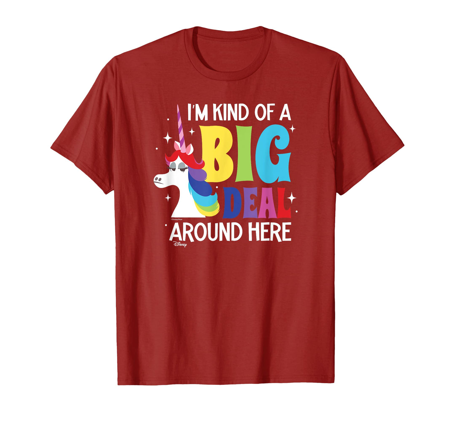 Inside Out - Rainbow Unicorn Kind Of A Big Deal Around Here T-Shirt