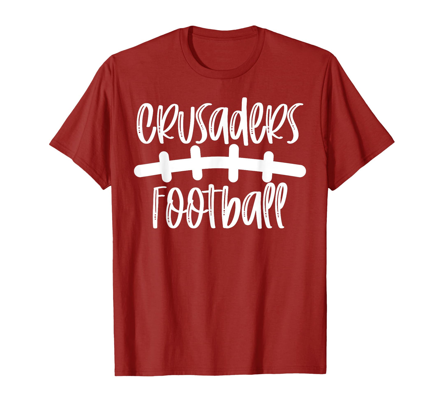 Crusaders Football School Spirit Team Mascot Game Night T-Shirt