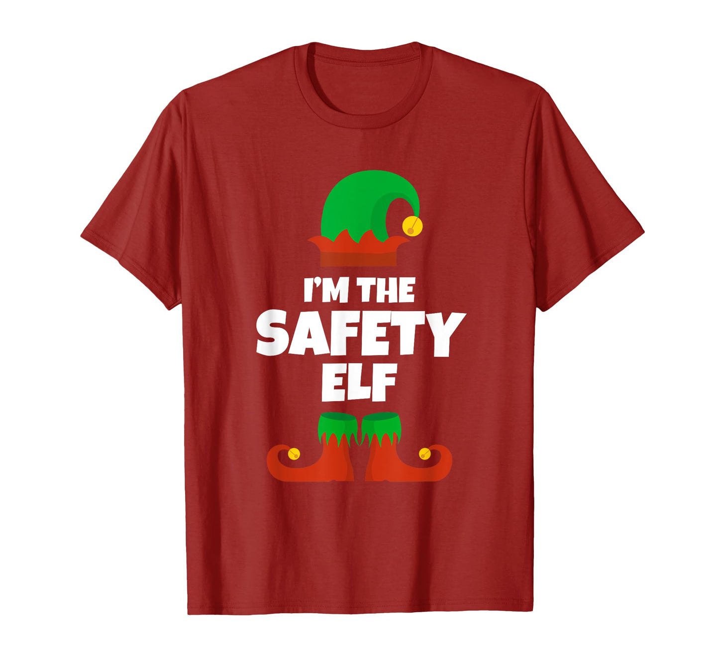 I'm The Safety Elf Family Pajama Christmas Officer Manager T-Shirt