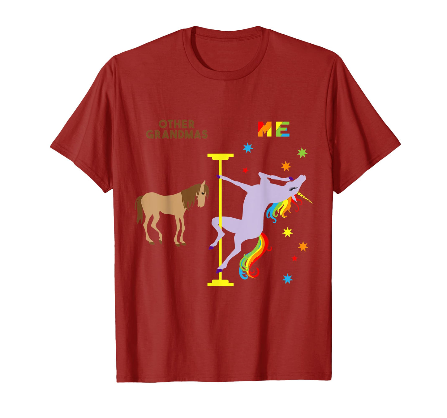 Unicorn Grandma Shirt Gifts for Grandmas Rainbow Tee T-Shirt