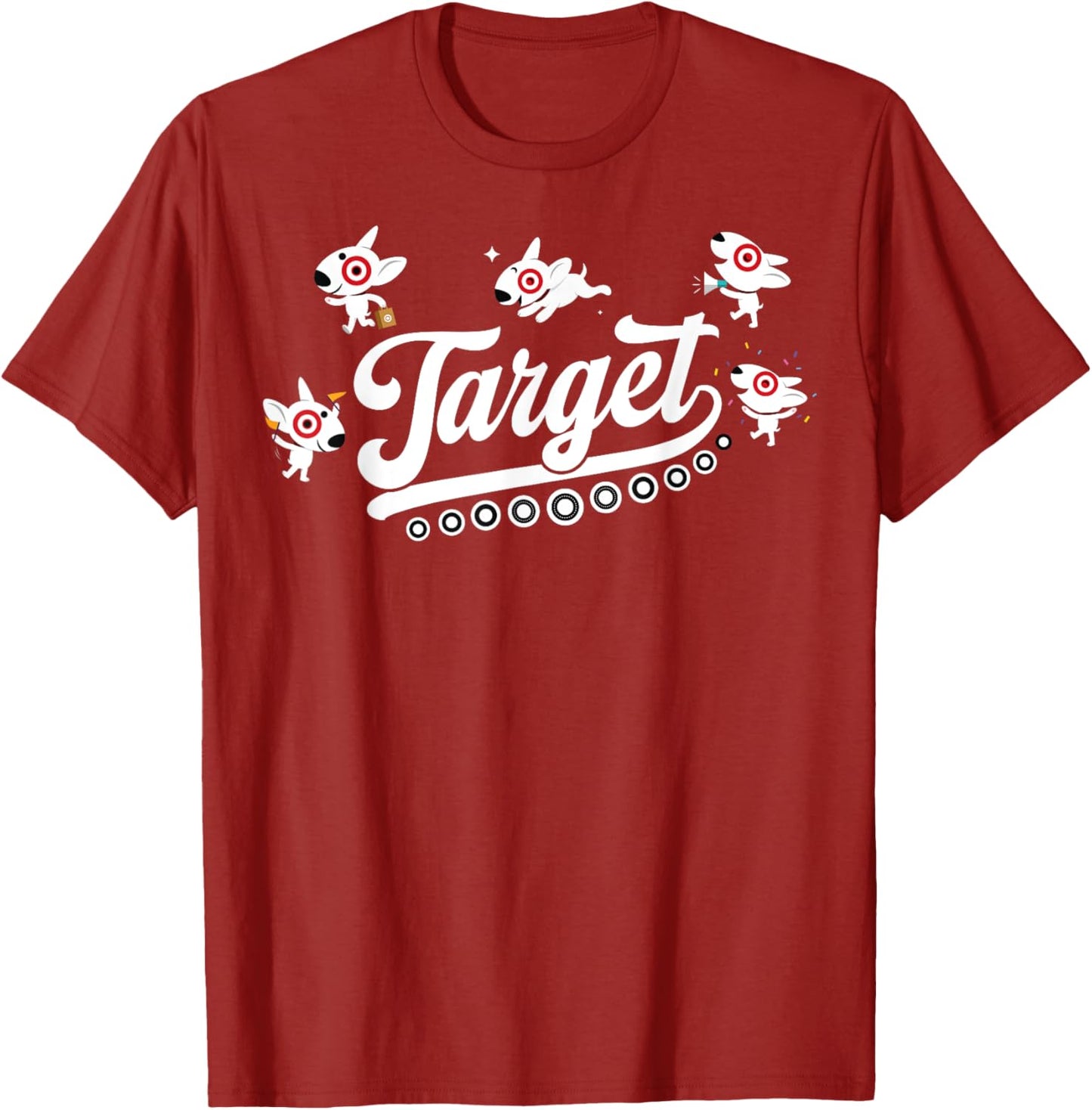 Cute Bullseye Dogs Team Member Vintage T-Shirt