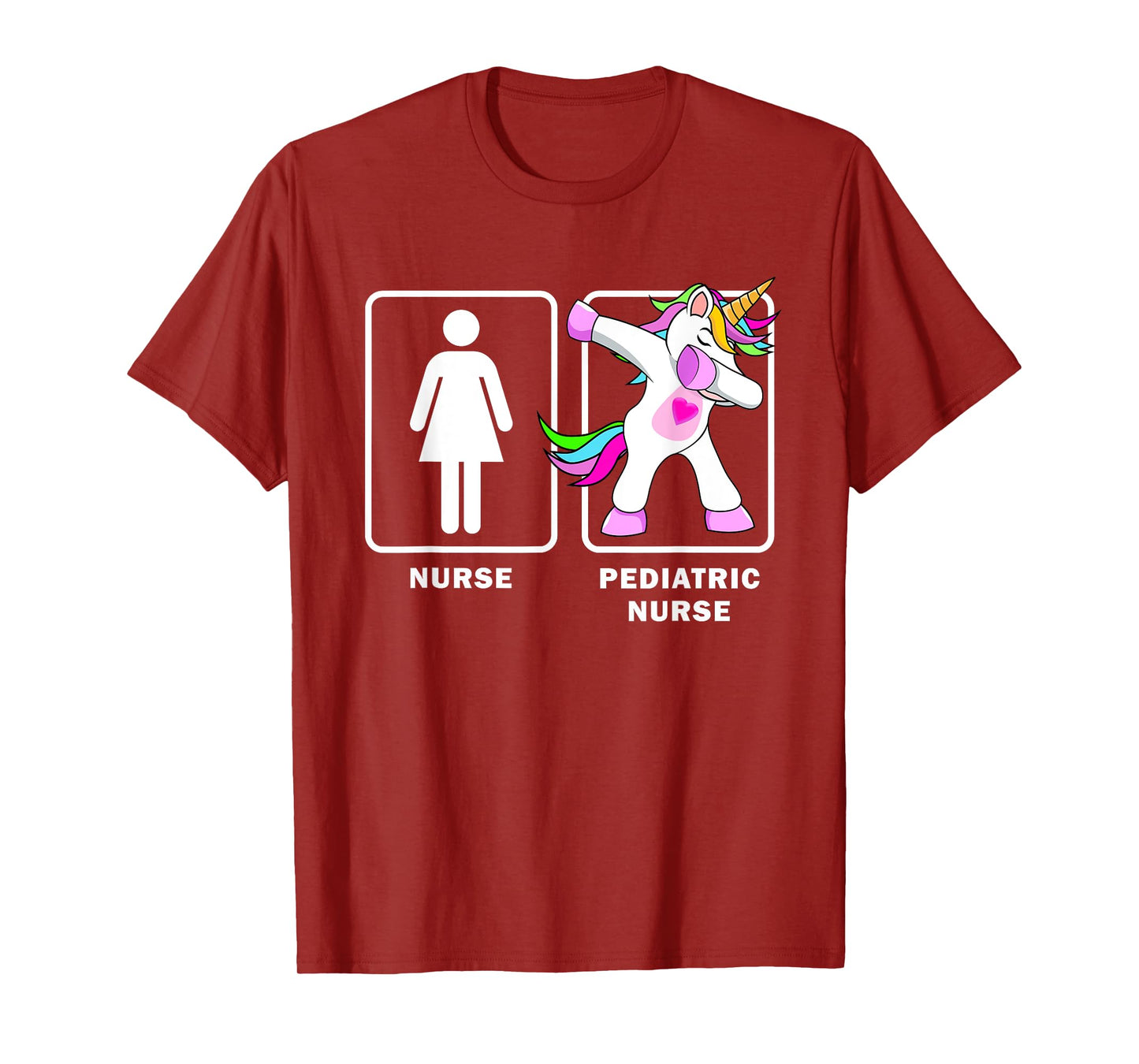 Pediatric Nurse Funny Dabbing Unicorn Medical Shirt T-Shirt