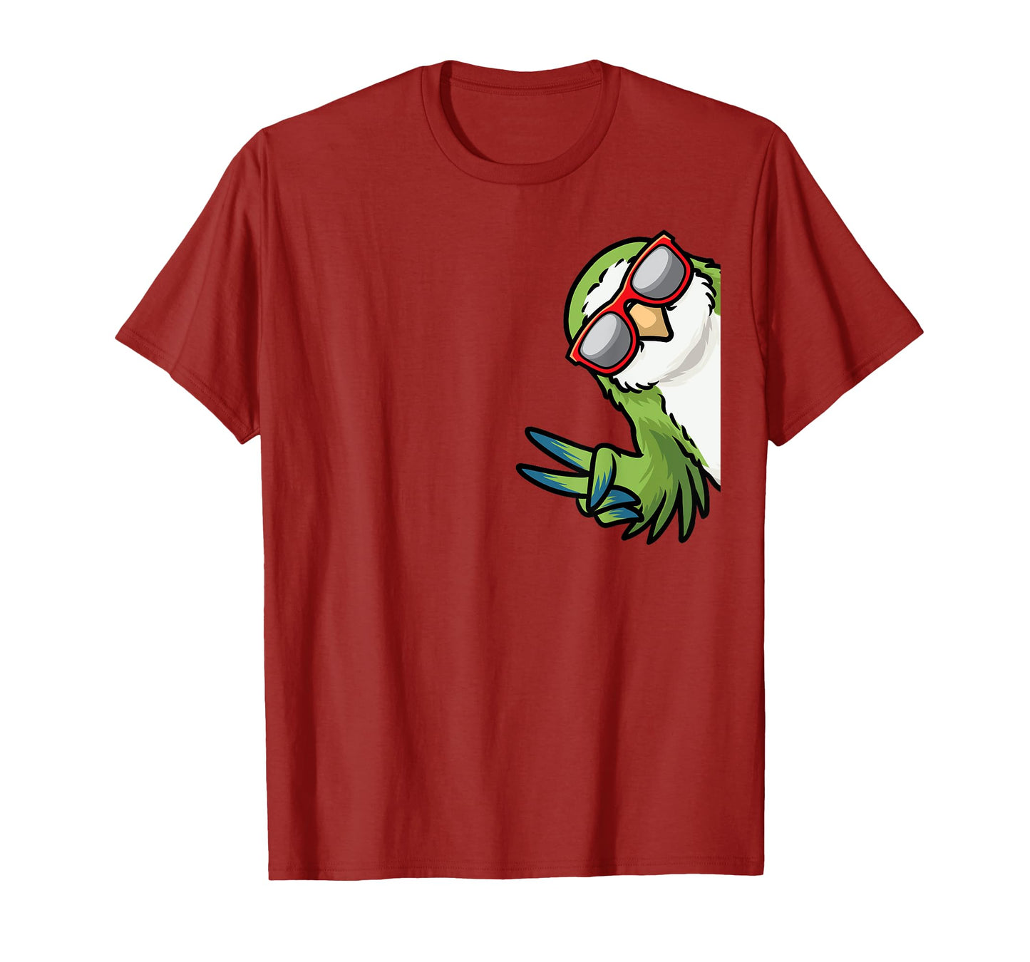 Monk Parakeet Quaker Parrot Bird From Side Sunglasses T-Shirt