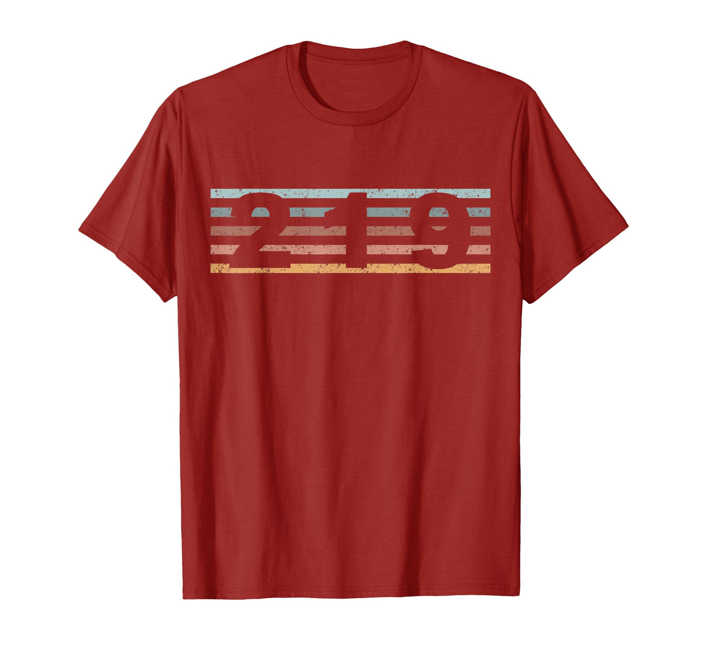 219 Area Code Retro Indiana Gary T-Shirt
