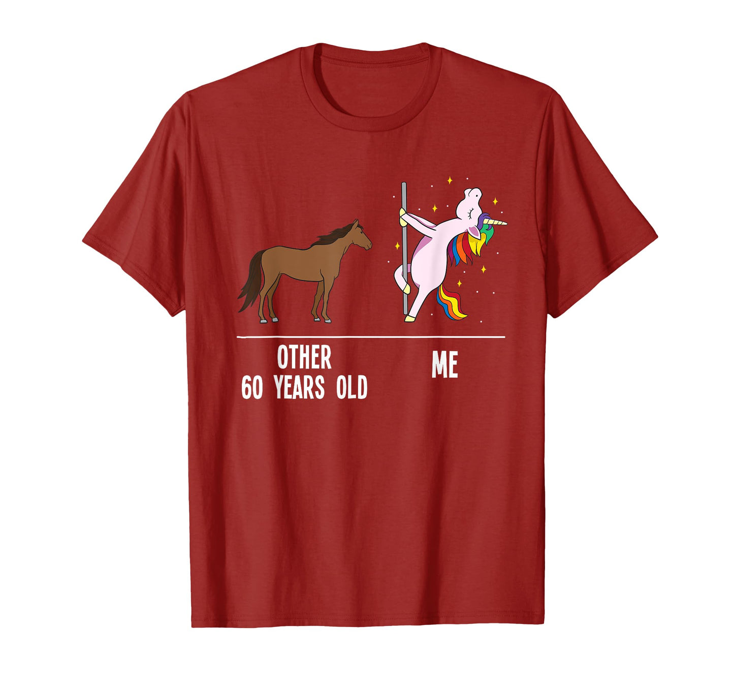 60th Birthday Unicorn Funny 60 Years Old Other Me Women T-Shirt