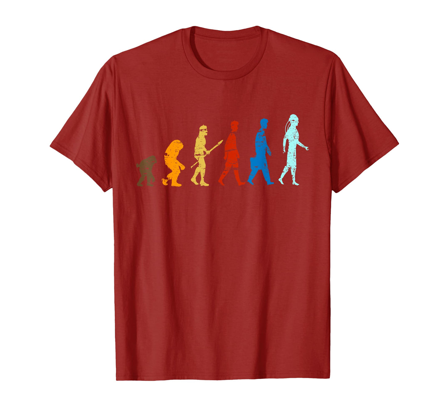 Funny Evolution Human From Ape to Robot A.I T-Shirt