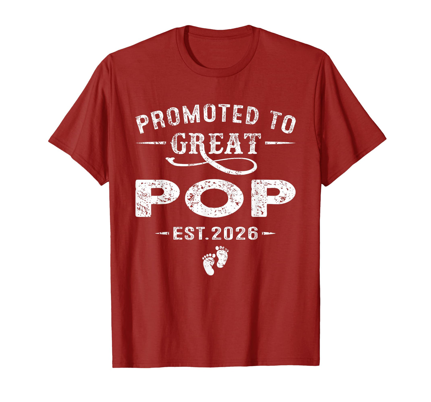 Promoted to Great Pop Est 2026 Pregnancy Announcement T-Shirt