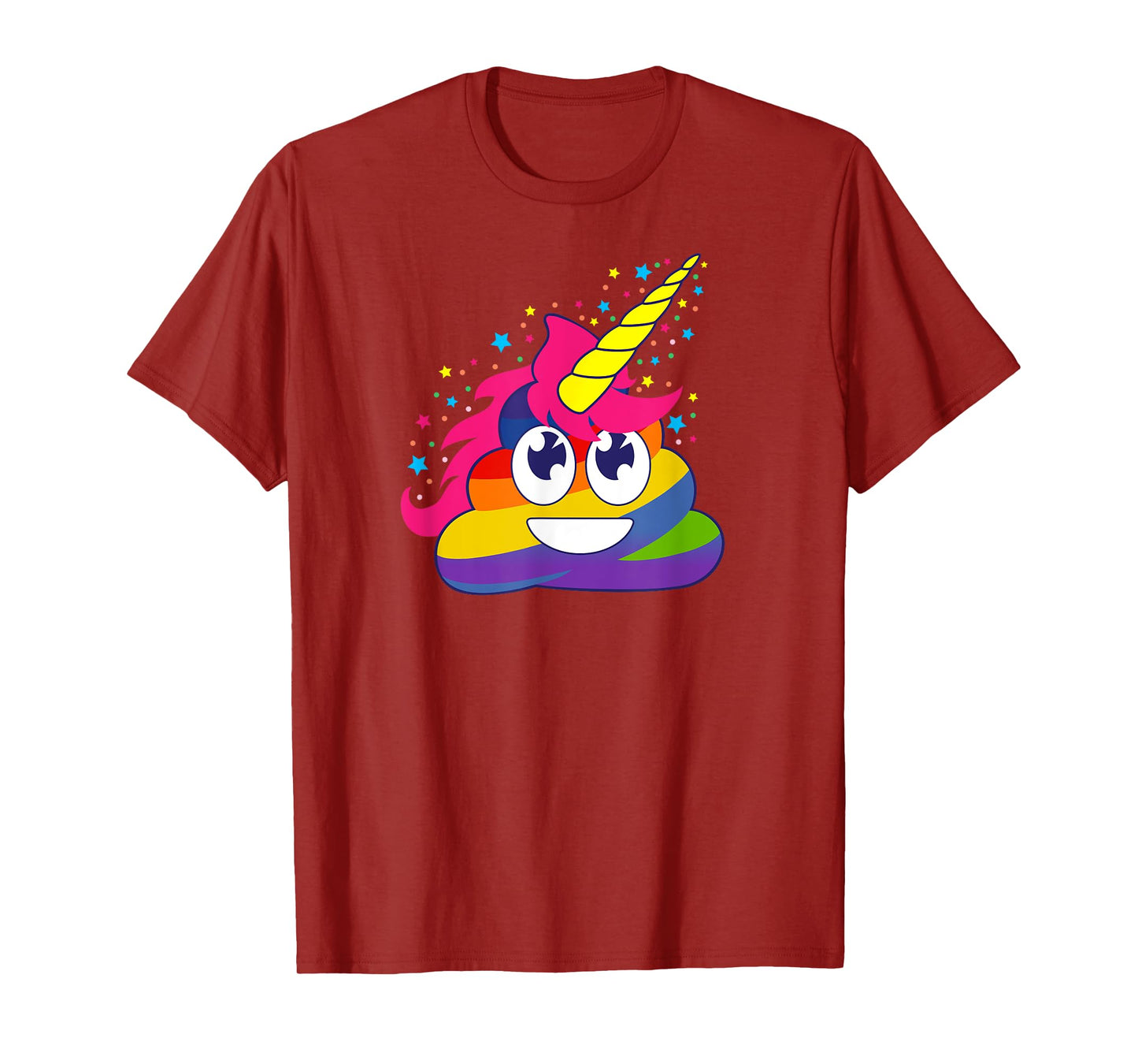 Rainbow Unicorn Poop Funny Cute kawaii kids adults Gift Idea T-Shirt