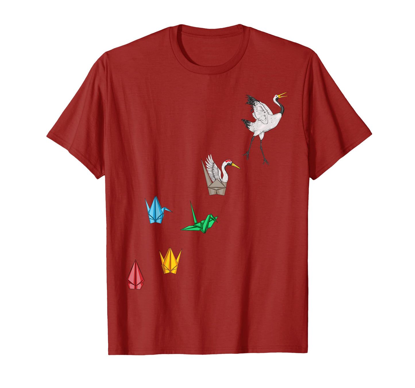 Origami Crane Shirt - Japanese Origami Paper Folding Crane T-Shirt
