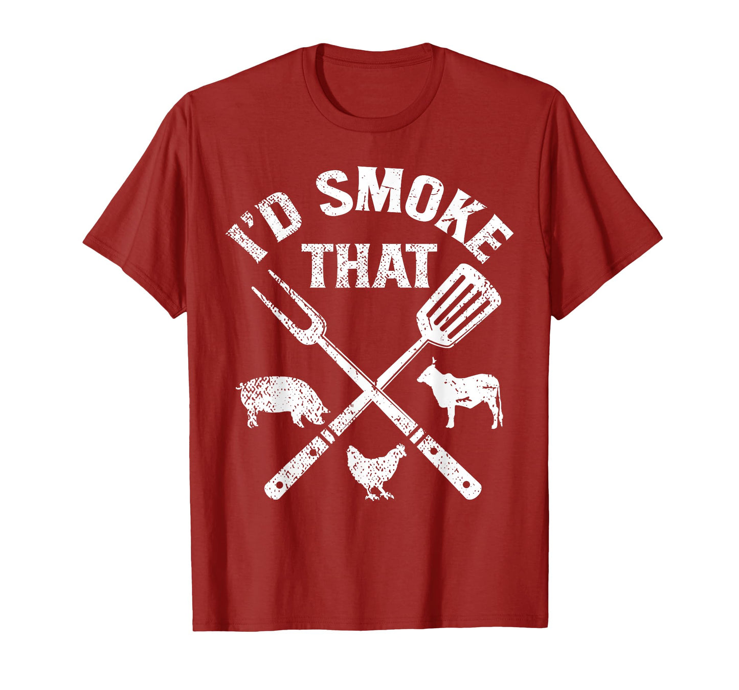 Id smoke that pig chicken cow bbq Top T-Shirt