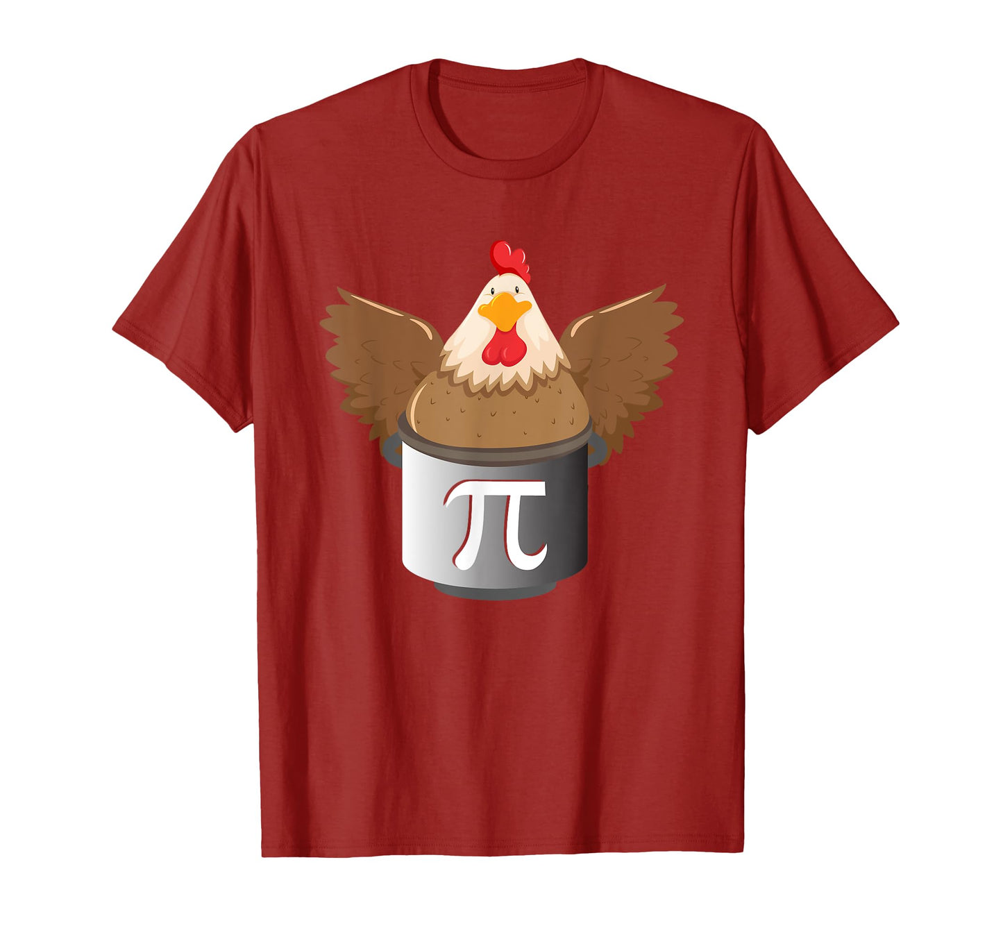 Chicken Pot Pi - Funny Pi Math Lover Math Teacher Math Geek T-Shirt