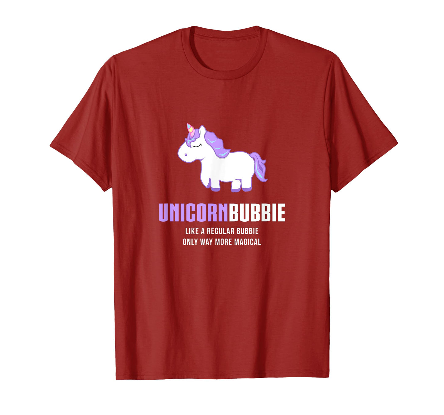 Unicorn Bubbie Shirt, Funny Cute Magical Gift T-Shirt