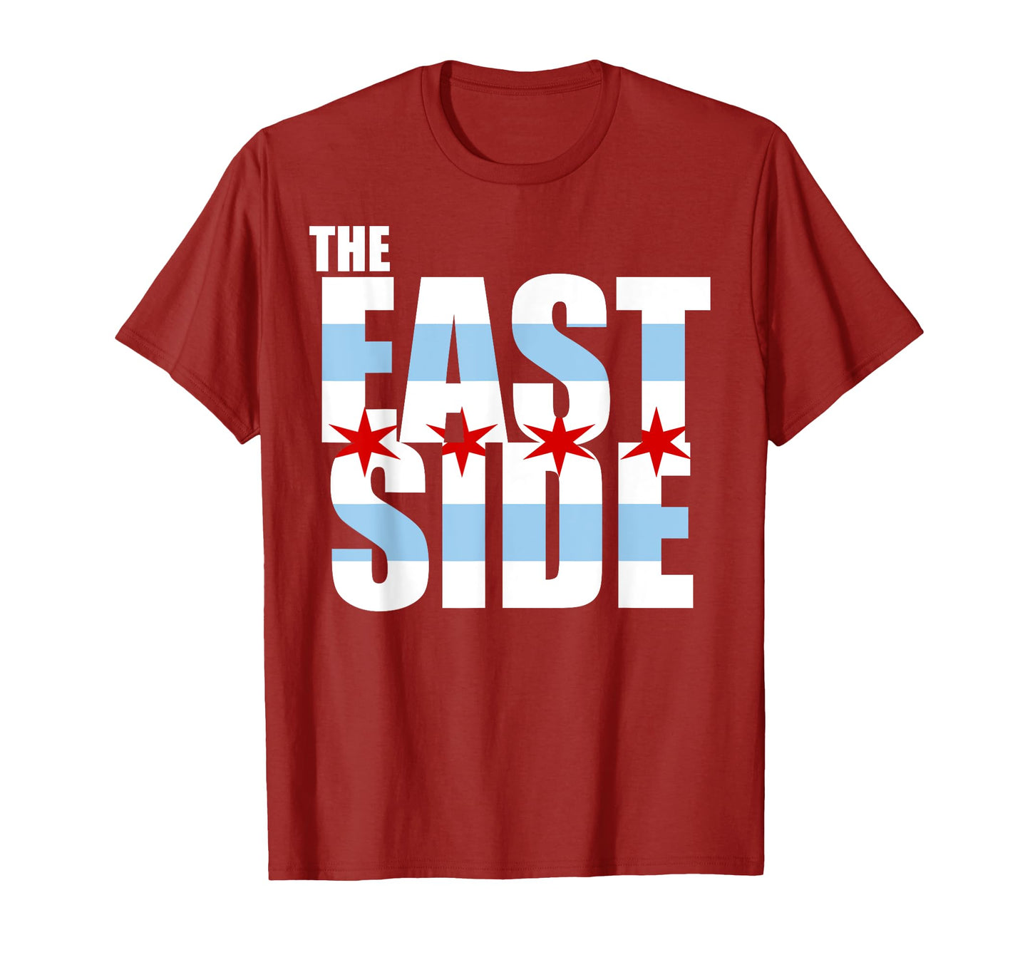 Chicago Flag The East Side T Shirt T-Shirt