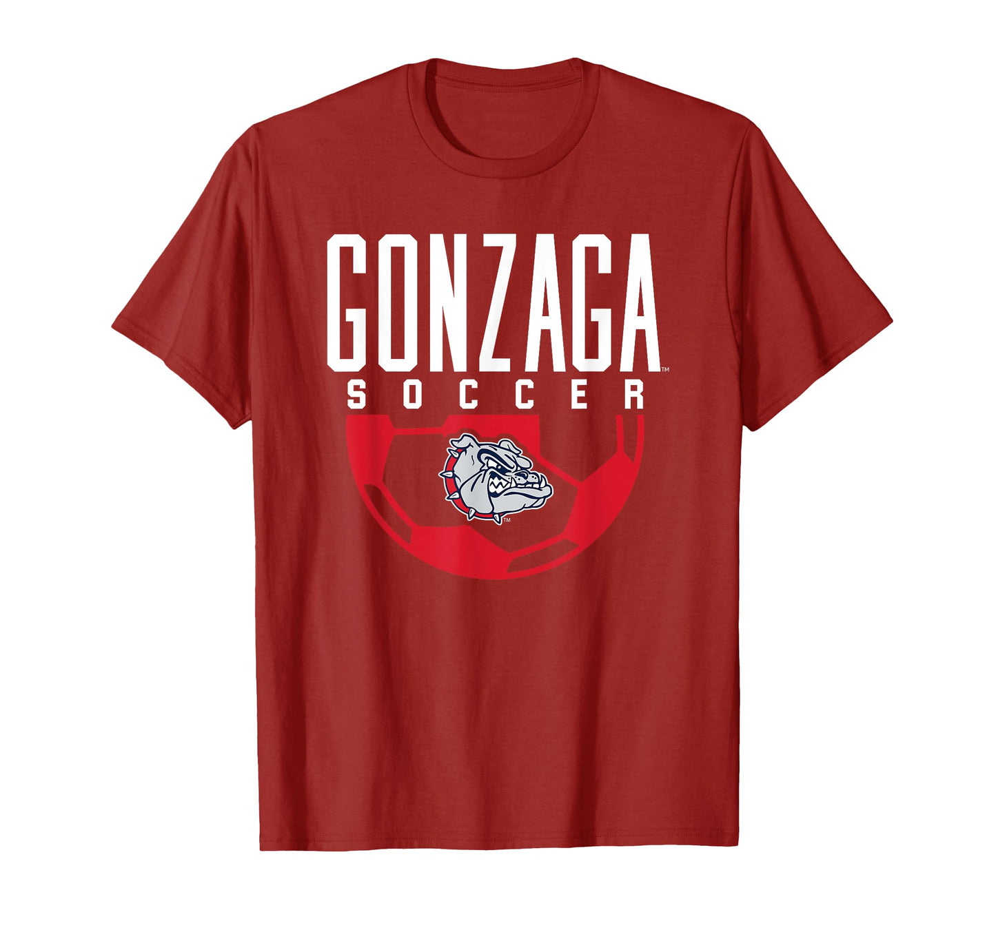 Gonzaga University Bulldogs Soccer Arch T-Shirt