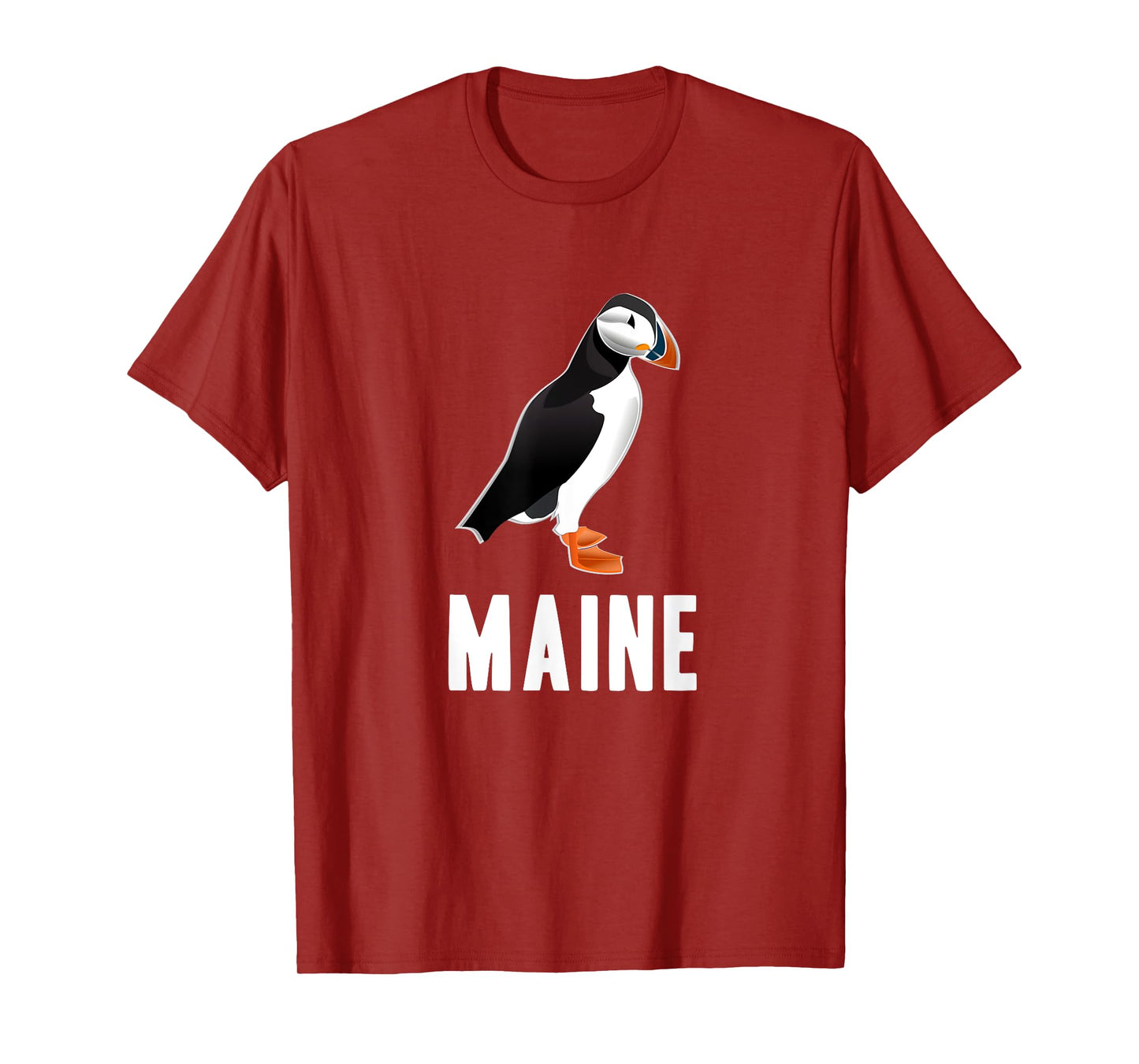 Puffin Bird Watching in Maine Souvenir Gift T-Shirt