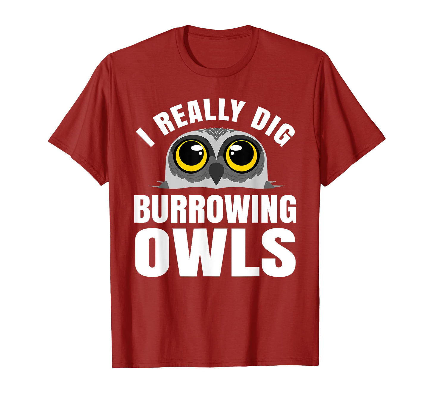 Burrowing Owl Lover Bird Watcher Ornithology Nocturnal Hoot T-Shirt